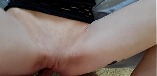  Stepsister wants to Suck and asked me to Cum inside her Tiny Pussy